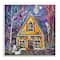 Stupell Industries; Stupell Industries 12 "x 12" Halloween Costume Party House Wall Plaque; Category:Halloween Wall Decor; Image:2